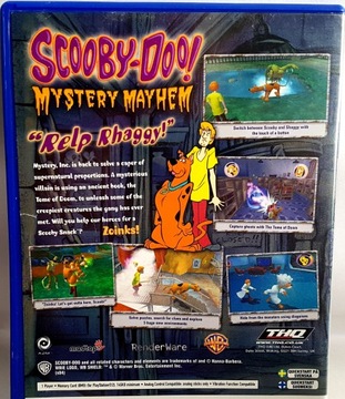 SCOOBY DOO MYSTERY MAYHEM PS2 – КАК НОВАЯ – ПЛАТФОРМА ДЛЯ ДЕТЕЙ!!!
