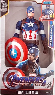 FIGURKA KAPITAN AMERYKA Z DŹWIĘKAMI INTERAKTYWNA