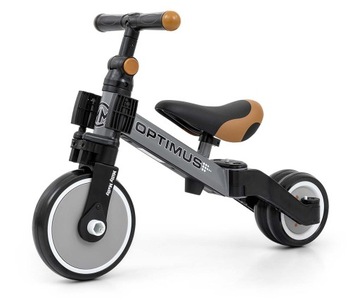 Велосипед Milly Mally 3в1 Optimus Grey