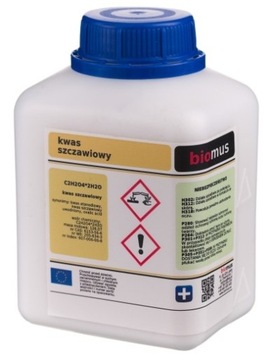 Kwas szczawiowy Biomus 500g 99% czysty do zwalczania warrozy w Ulu Pasiece