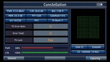 DVB-T/T2/C DVB-S/S2-метр ST-6986 HEVC СИГНАЛ