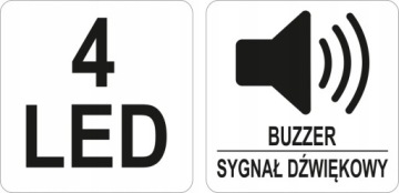 YATO LED тестер тормозной жидкости, BUZZER