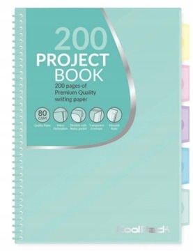 Kołozeszyt A4 100k PP pastel mięta 02886 CoolPack SZ-83492