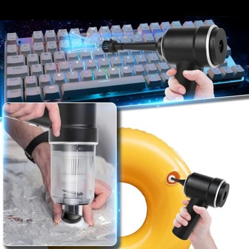 Мощный автомобильный пылесос, портативный, беспроводной, со светодиодной подсветкой