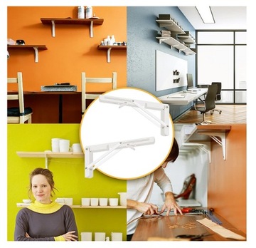 УГЛОВОЙ КРОНШТЕЙН ДЛЯ ПОЛКИ, СКЛАДНОЙ, 400 мм.