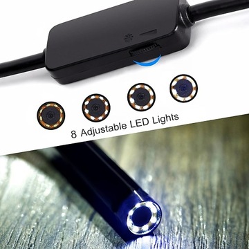 ЭНДОСКОПИЧЕСКАЯ КАМЕРА ДЛЯ КОНТРОЛЯ ДЛЯ МАСТЕРСКОЙ ТЕЛЕФОН ПК 3В1 ANDROID iOS Wi-Fi