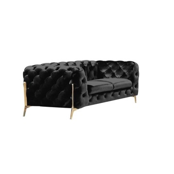 KANAPA Sofa 2-Osobowa Duża STYL GLAMOUR Pikowana