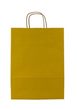 Torba torebka papierowa Żółta 240x100x320 20szt