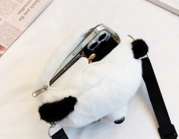 Маленькая плюшевая сумка в виде панды