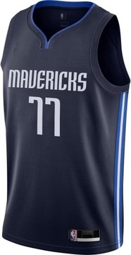 Granatowa koszulka koszykarska NBA Luka Doncic Dallas Mavericks