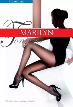 Marilyn rajstopy damskie Tonic 20DEN 1/2 nero