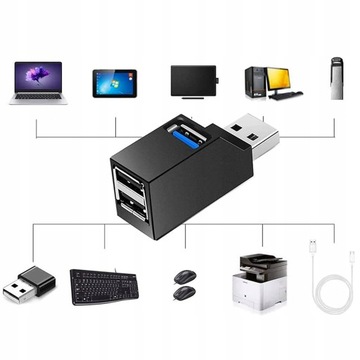 БЫСТРЫЙ USB 3.0-концентратор-разветвитель USB-адаптер