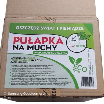 САМАЯ ЭФФЕКТИВНАЯ Ловушка для мух ECO STAYGREEN