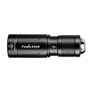 Fenix E02R Latarka LED czarna 200lm