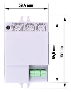 Микроволновой радарный датчик MINI LED датчик движения