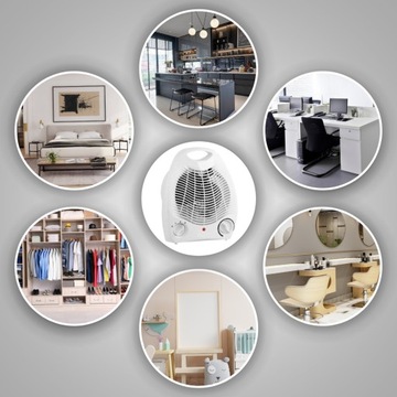 ЭЛЕКТРОНАГРЕВАТЕЛЬ FARELKA ВЕНТИЛЯТОР ДЛЯ ОФИСНЫХ ПОМЕЩЕНИЙ СТОЯЩИЙ 2000ВТ