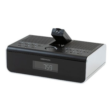 Radiobudzik radio DAB+ MEDION PROJEKTOR LCD 24H GW