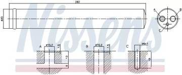 NISSENS SUŠIČ KLIMATIZACE 95525