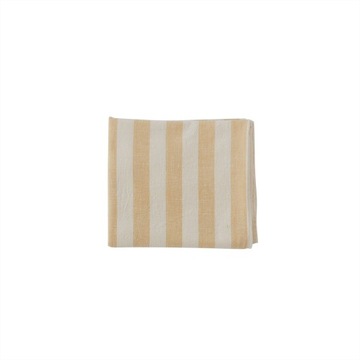 Obrus w paski 200x140cm żółty OYOY LIVING DESIGN