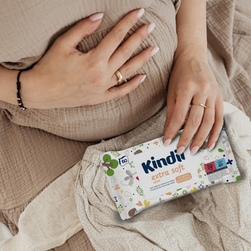 12x Влажные салфетки Kindii Extra Soft 60 шт.