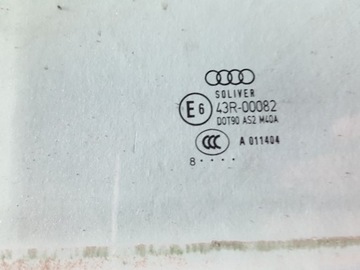 AUDI A4 B7 08R CABRIO SKLO (OKNO) DVEŘE LEVÝ