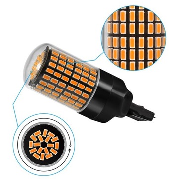 СВЕТОДИОДНАЯ ЛАМПОЧКА 144 SMD 4014 W21W 7440 T20 CANBUS США