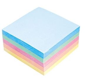 KOSTKA BIUROWA KLEJONA MIX KOL 85x85x35 PASTELLO