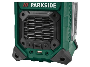 Radio budowlane PARKSIDE PBRA 20-Li B2 USB DAB FM BT 230V 12V 20V