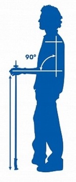 Палки для горных лыж LEKI QNTM 65346382 135см