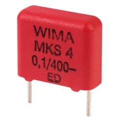 Kondensator polipropylenowy MKS4 100nF 400V Wima