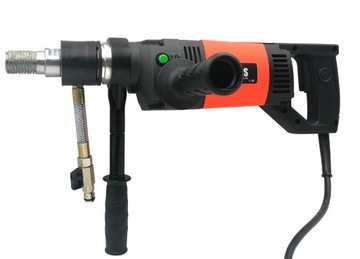 СВЕРЛИТЕЛЬ ДЛЯ БЕТОННЫХ ПОТОЛКОВ СТЕН АЛМАЗНАЯ КОРОНКА 2300ВТ С ОХЛАЖДЕНИЕМ