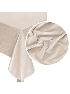 Obrus welurowy Soft 559A beżowy 40x140
