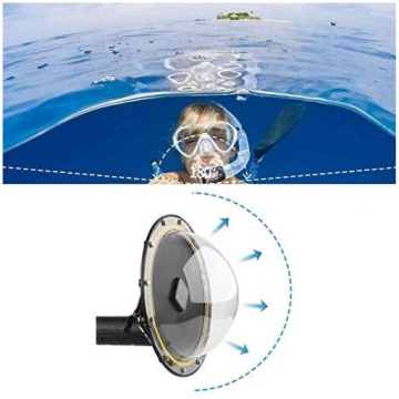 Водонепроницаемый корпус TELESIN Dome Port для камеры GoPro HERO 7 6 5