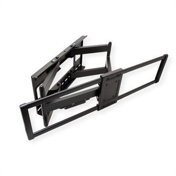 Гибкое настенное крепление для телевизора, поворот от 60 до 120 дюймов, вес до 120 кг, черный