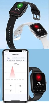 ZEGAREK DAMSKI SMARTWATCH DLA KOBIETY INDUKCJA ROZMOWY CIŚNIENIE EKG POLSKI