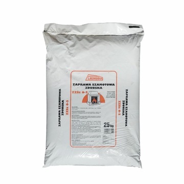 Zaprawa szamotowa w worku 25 kg