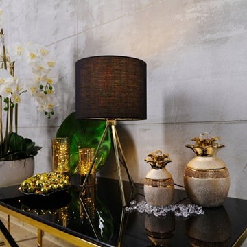 СОВРЕМЕННАЯ НОЧНАЯ ЛАМПА ЗОЛОТАЯ ГЛАМУРНАЯ ЛАМПА