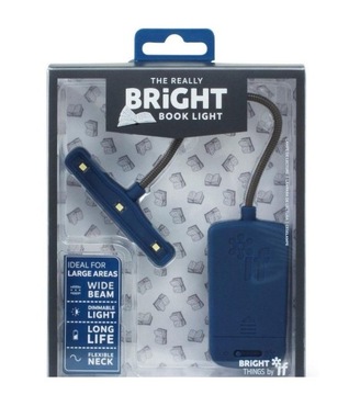 BRIGHT BOOK LIGHT LAMPKA DO KSIĄŻKI NIEBIESKA