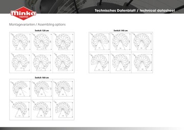 Лестница винтовая, металл MINKA Switch/Бук, диаметр 120 см