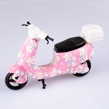 КУКЛА НА МОТОЦИКЛЕ-САМОКАТЕ ДЛЯ ДЕТЕЙ АКСЕССУАРЫ ДЛЯ КУКОЛЬНОГО ДОМИКА РАСЧЕСКА