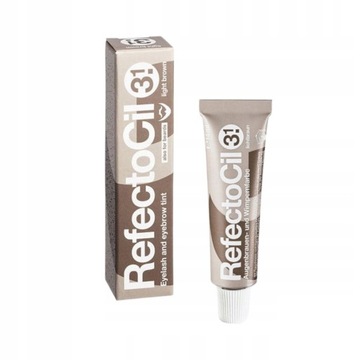 Henna żelowa do brwi i rzęs Light Brown Jasny brąz Refectocil 15ml