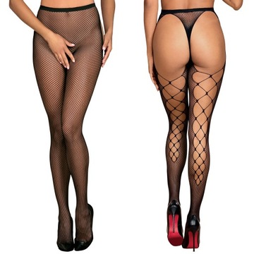 Obsessive S233 KABARETKI SEKSOWNE RAJSTOPY S/M/L