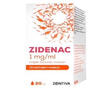 Zidenac 1 mg/ml krople 20 ml DW 12.2024