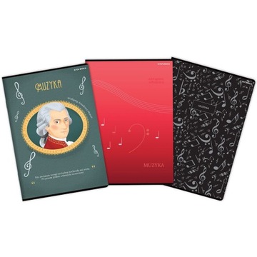 Zeszyt do nut A4 TOP-2000 16 kartek do muzyki szkoły nauki nut wyprawka