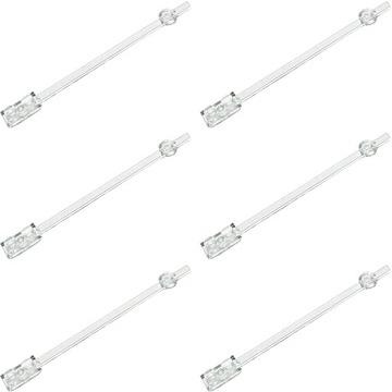 LEGO Pręt 12L Trans Clear Przezroczysty 6276993 42445 - 6szt
