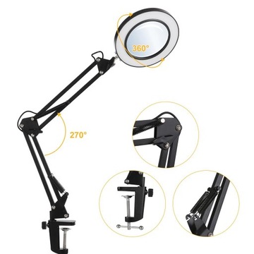 ОФИСНАЯ КОСМЕТИЧЕСКАЯ ЛАМПОЧКА РЕГУЛИРОВКА СВЕТОДИОДНОГО ОСВЕЩЕНИЯ USB АДАПТЕР 12ВТ СЕТЬ 5ВТ