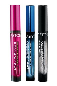 ASTOR Volumetrix mascara z grzebykiem Black 1 sztuka