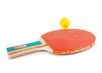 НАБОР 2 РАКЕТКИ ДЛЯ ПИНПОНГА В ЧЕХОЛЕ + 3 ШАРИКА