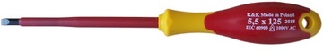 WKRĘTAK ŚRUBOKRĘT IZOLOWANY 1000V DLA ELEKTRYKA PŁASKI 5,5 ZESTAW WKRĘTAKÓW