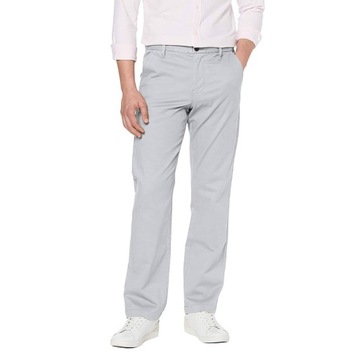 MERAKI SPODNIE MĘSKIE W31/L32 CHINO DOVE GREY